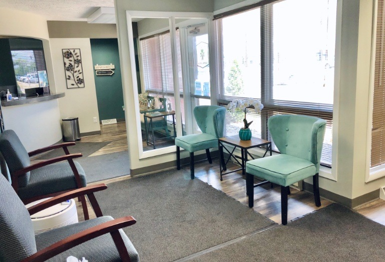 Dental office waiting room