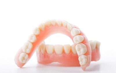 set of full dentures